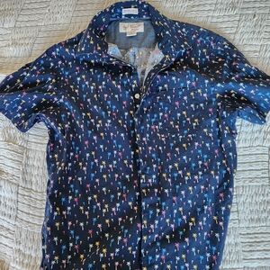Men's medium button-up dress shirt